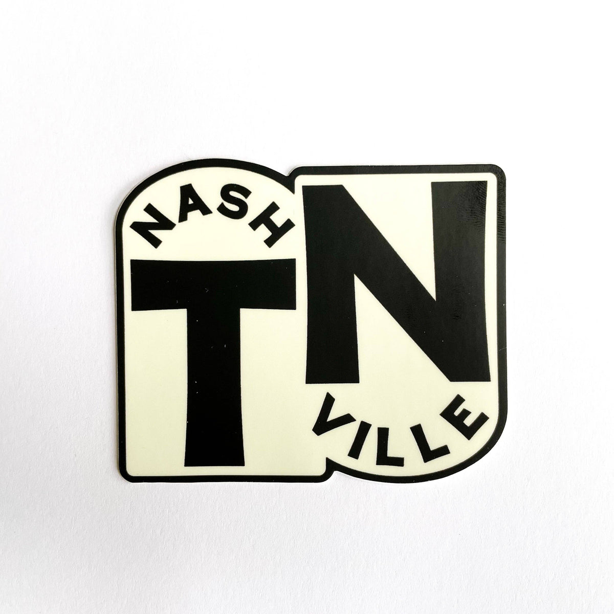 Arched Nashville Sticker