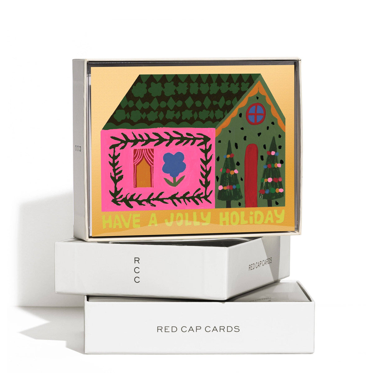 Jolly Holiday greeting card: Single