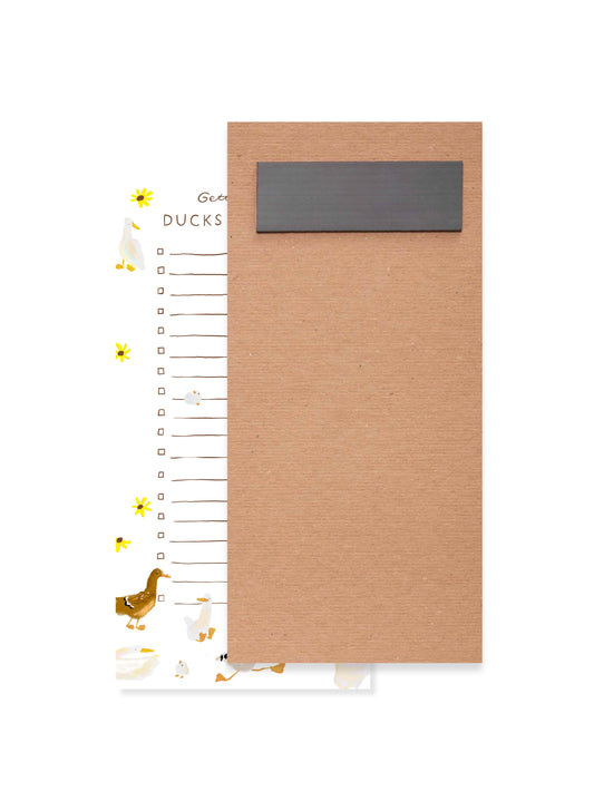 Ducks in a Row Listpad – Magnetic To Do List Pad