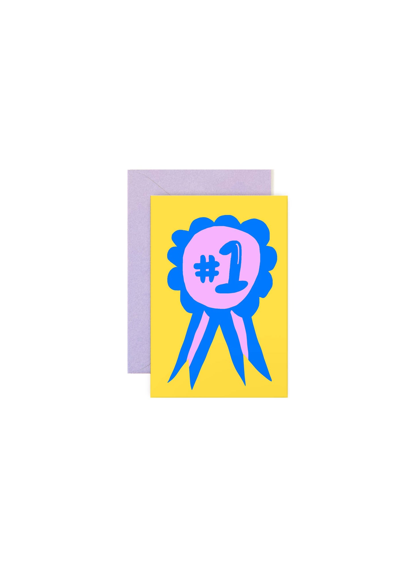 Blue Ribbon – Congratulations Mini Note Card