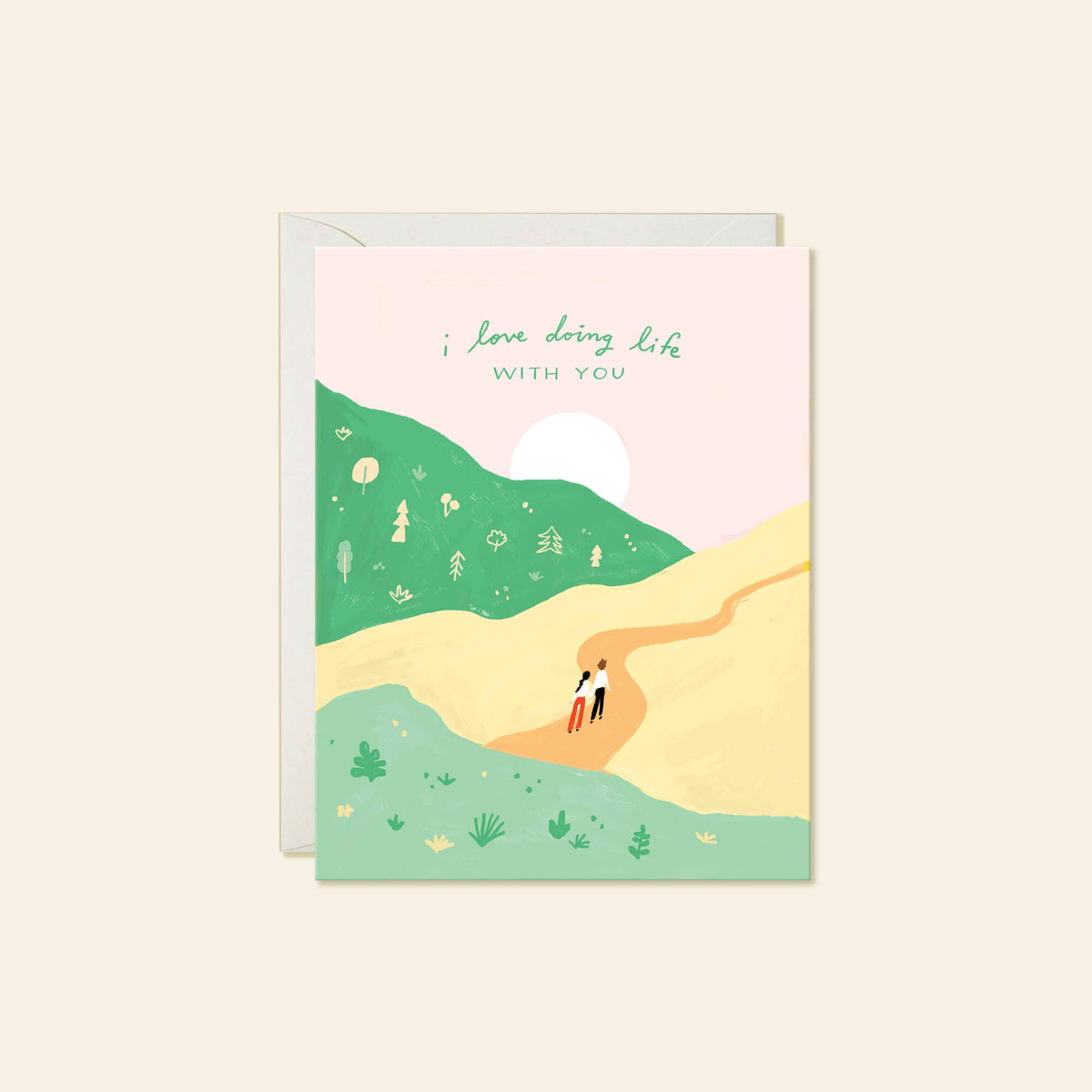 Friendship Trail – Romantic Love Card | Sentimental Relation