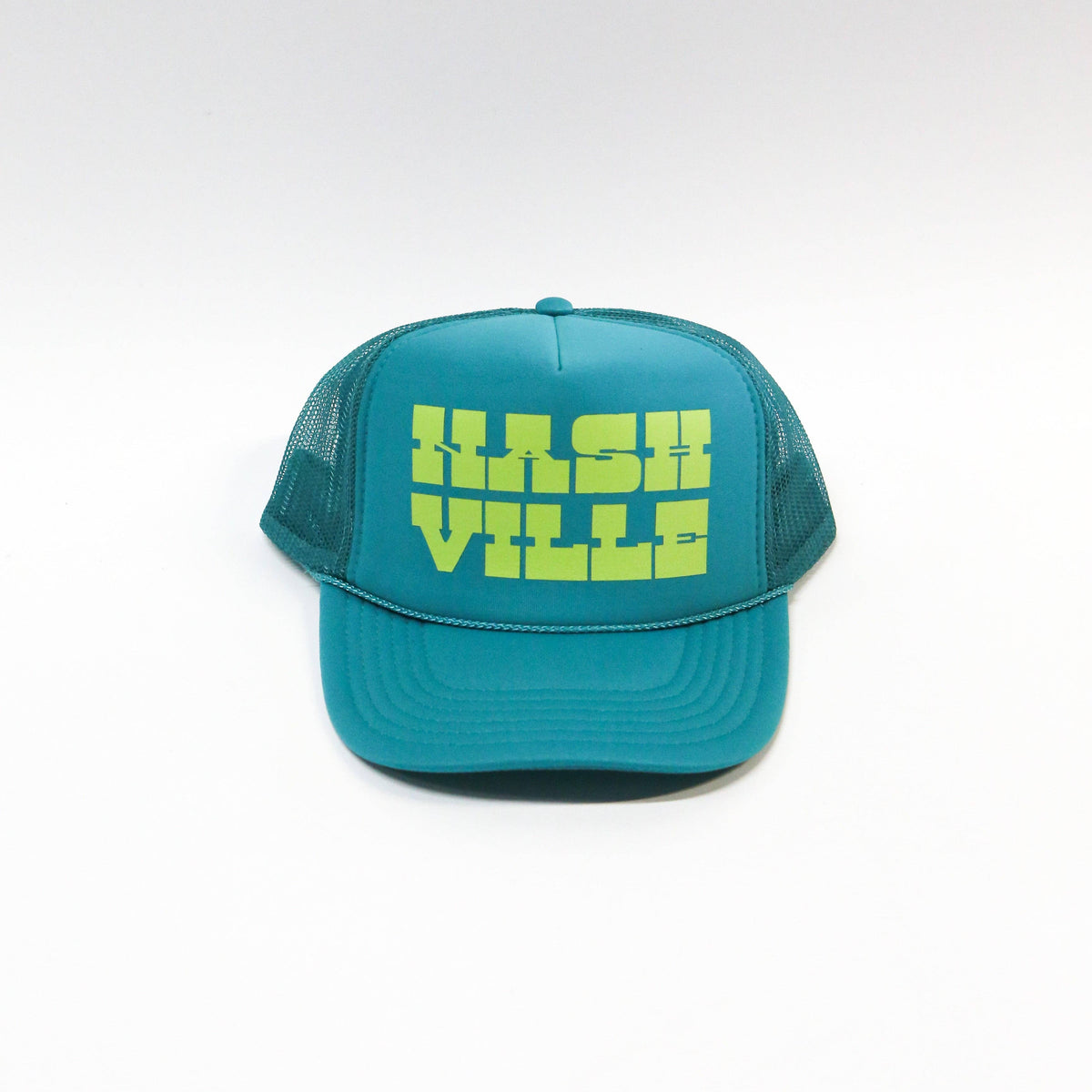 Neon Cowboy Nashville Trucker Hat: Camo / neon