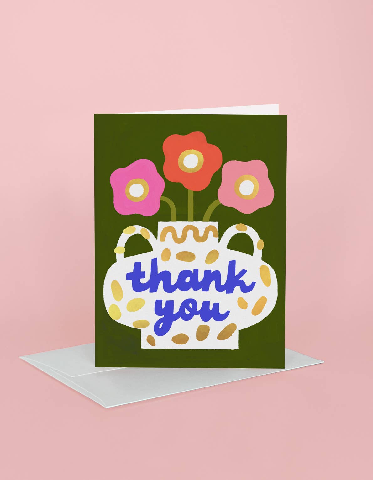 Thank You Greeting Card | Thank You Vase : Single
