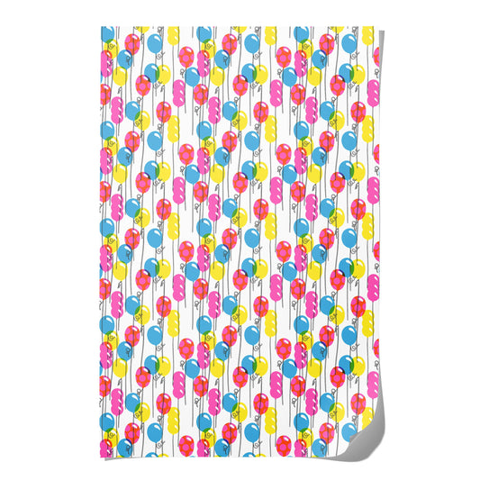 Balloons wrapping paper