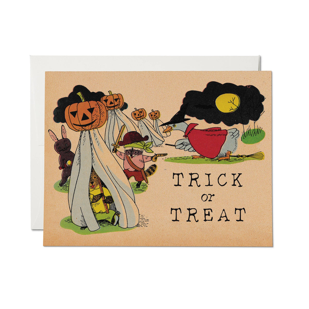 Halloween Treats greeting card: Single
