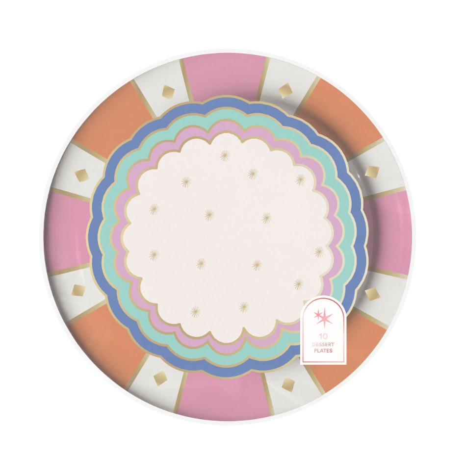 Welcome To The Circus Dessert Plate Set