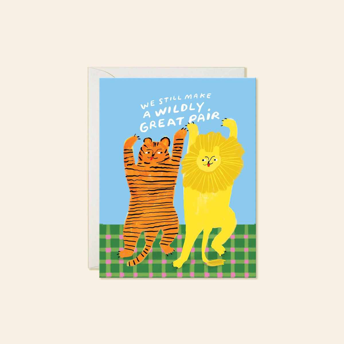 Wildly Great Pair – Funny Love Card | Animal Pun Love Card
