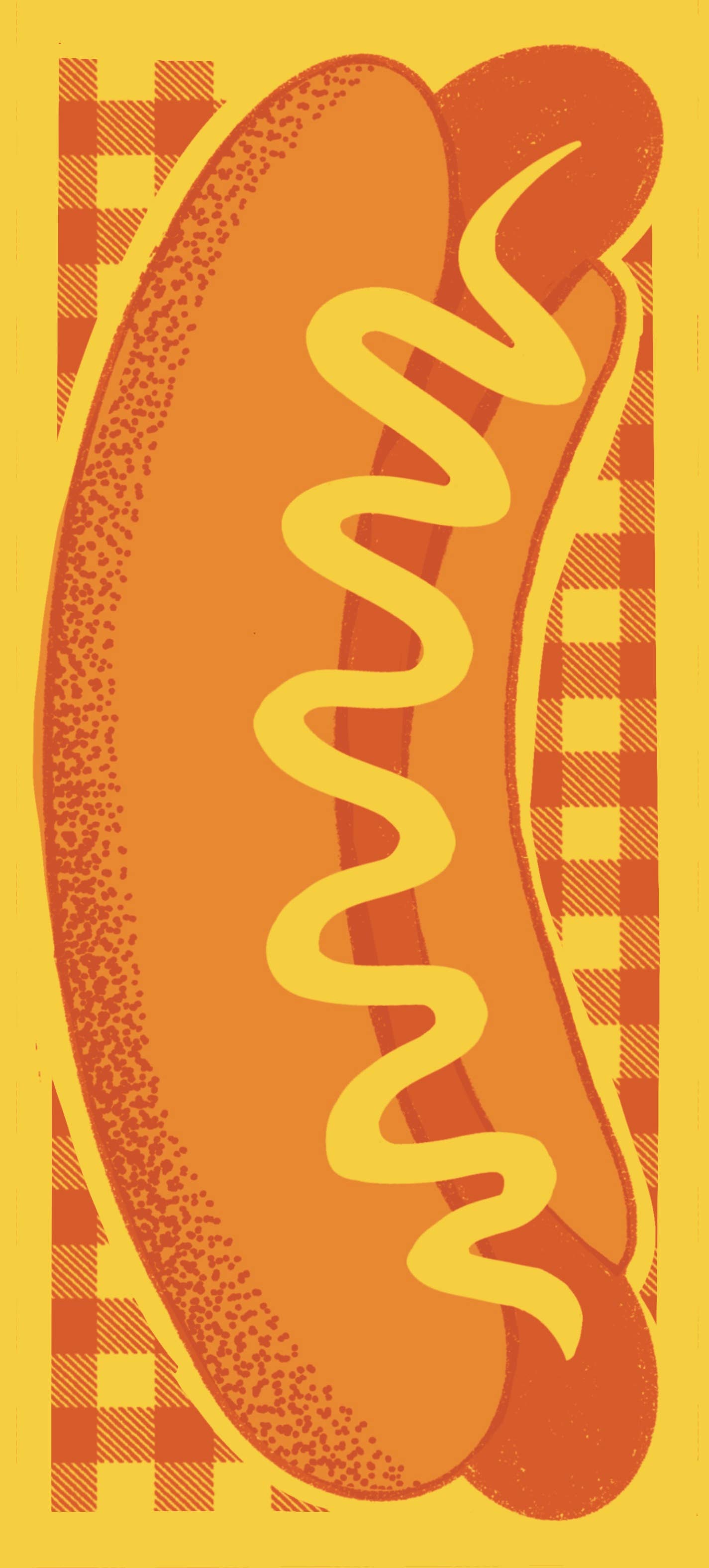 Hot Dog Picnic Pad - Risograph Market Notepad