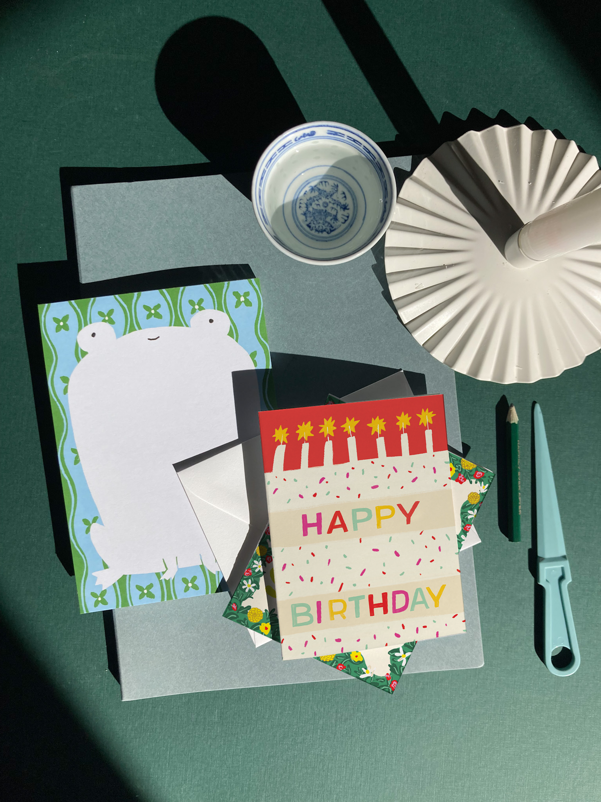 Birthday Cake – Colorful Cake Happy Birthday Card
