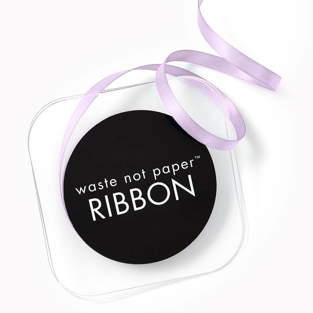 Plum Satin Ribbon 1/4" Width - Plastic Spool