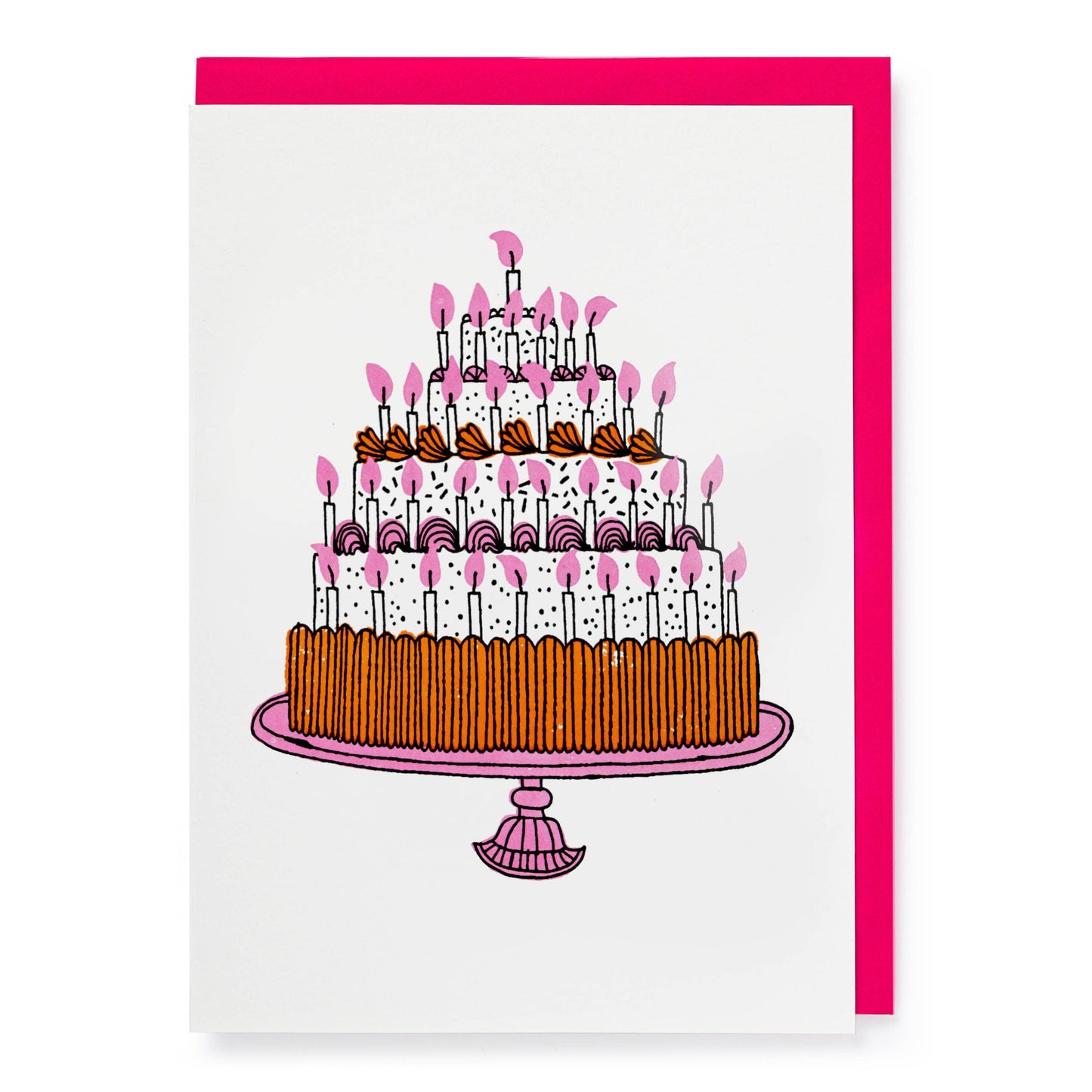 The Birthday Cake | Blank - Greeting Card
