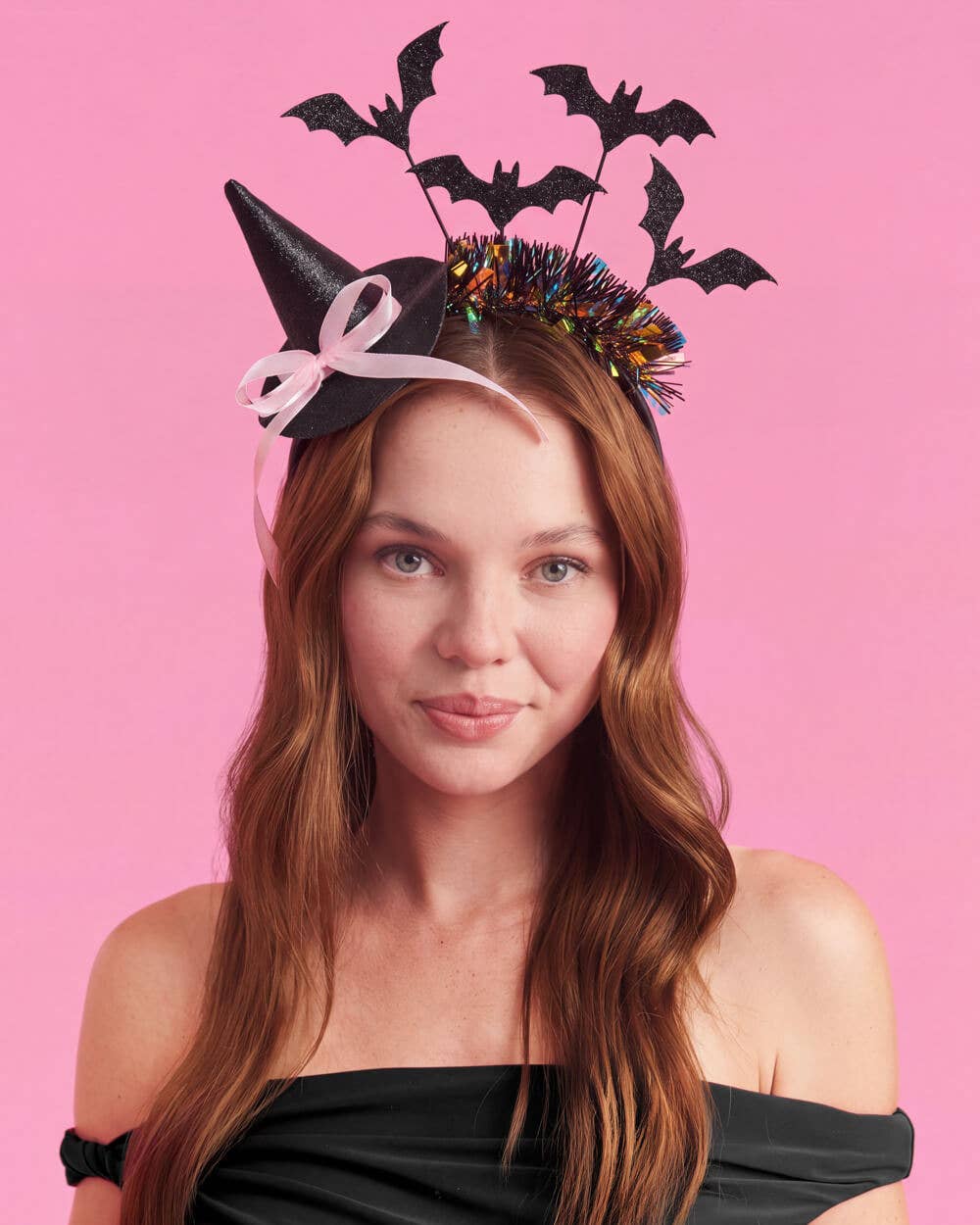 Witch Hat Headband | halloween, glitter, bats, costume