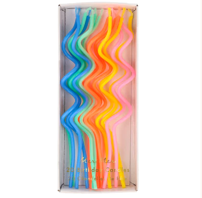 Mixed Swirly Candles