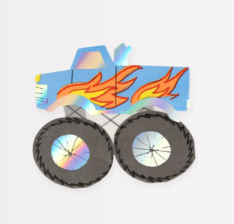 Monster Truck Napkins