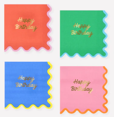 Wiggle Edge Small Napkins