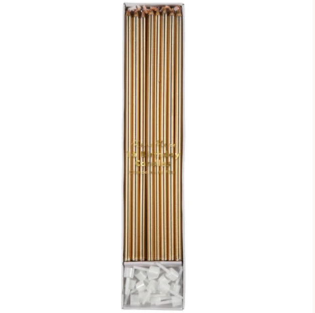 Gold Long Candles