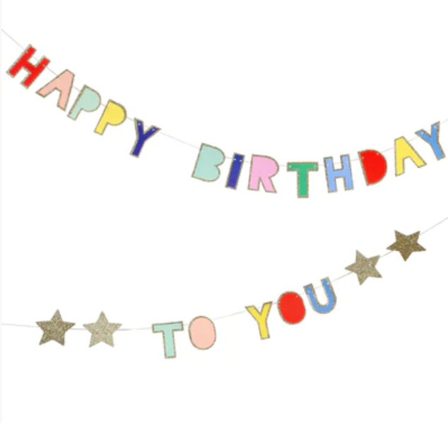 Happy Birthday To You Mini Garland