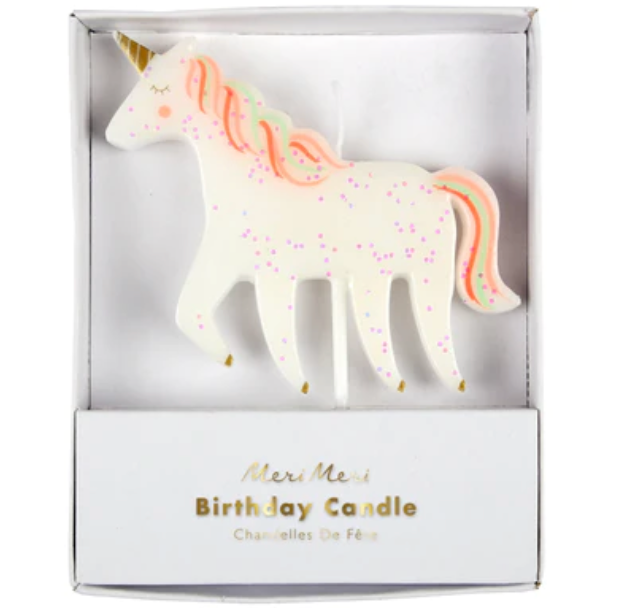 Unicorn Glitter Candle