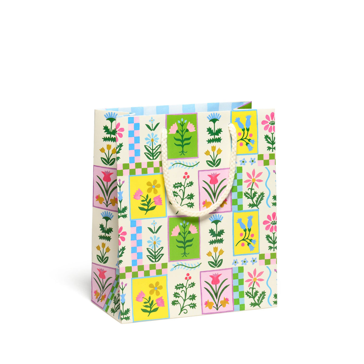 Retro Flower gift bags - Medium