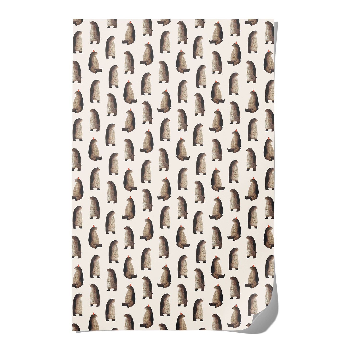 Party Bear wrapping paper