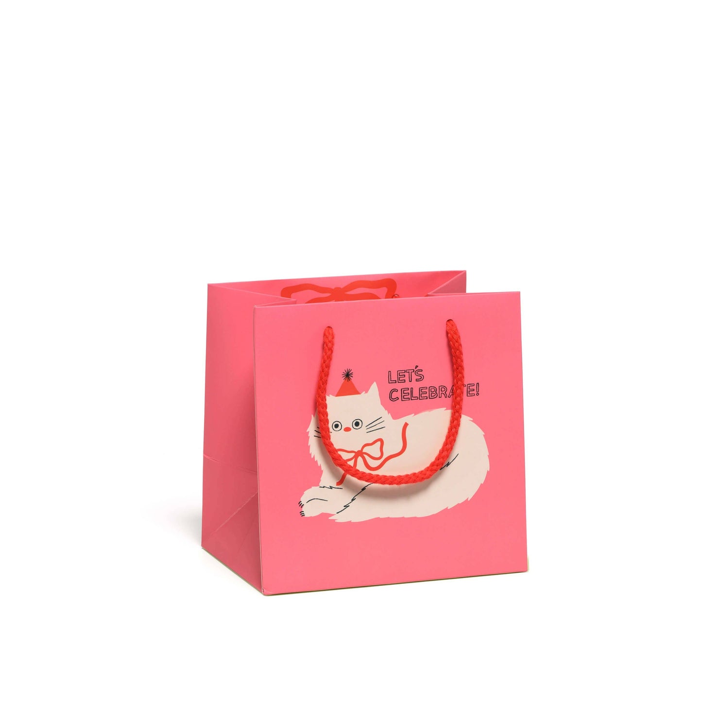 Let's Celebrate Cat small gift bag - Small