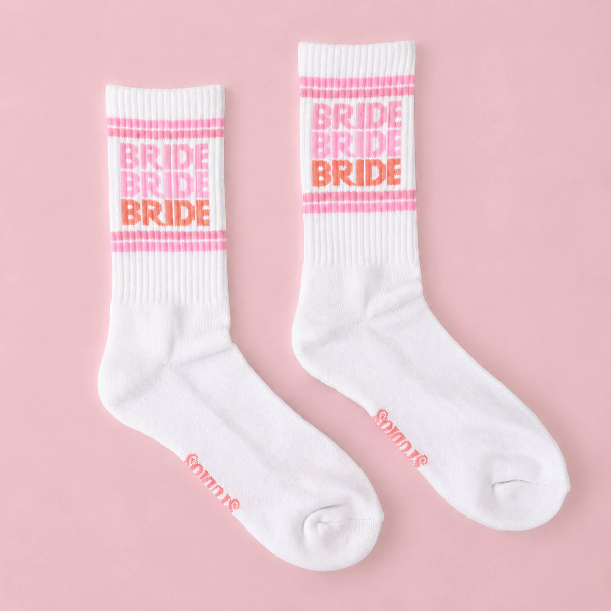 Bride Ribbed Crew Sock