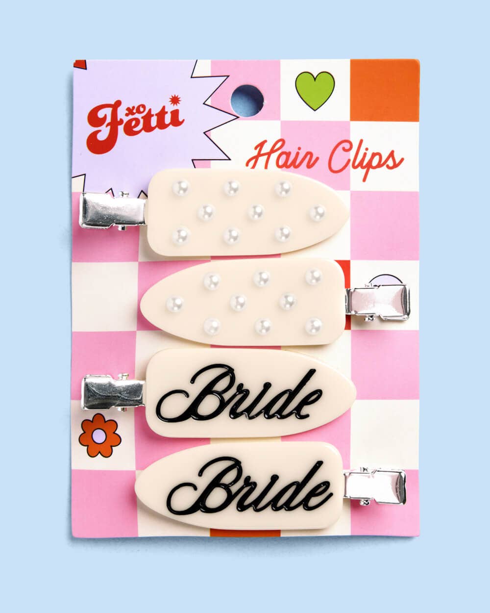 Bride Beauty Clips | bridal, hair, pearl, ivory