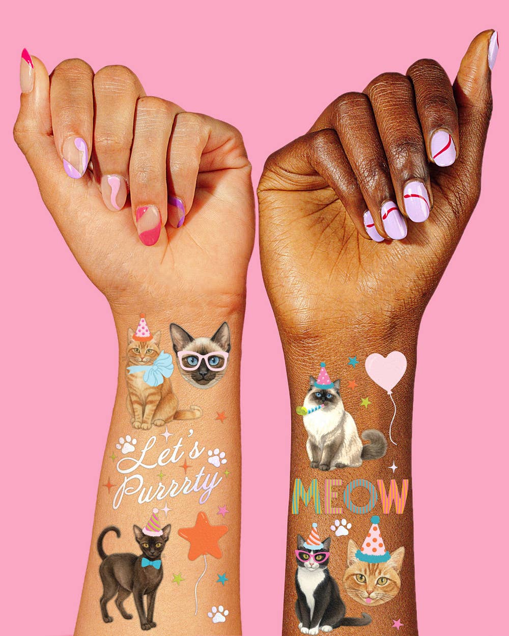 Cat Birthday Tattoos | kitty party, cat lover, meow