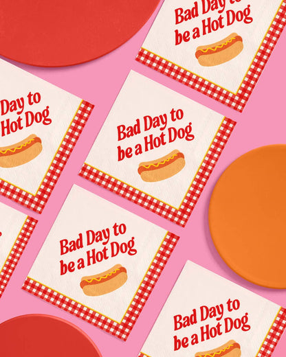 Hot Dog Napkins | BBQ, cookout, picnic, July 4th