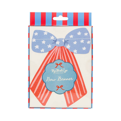 BAM1202 - Stars and Stripes Bow Banner