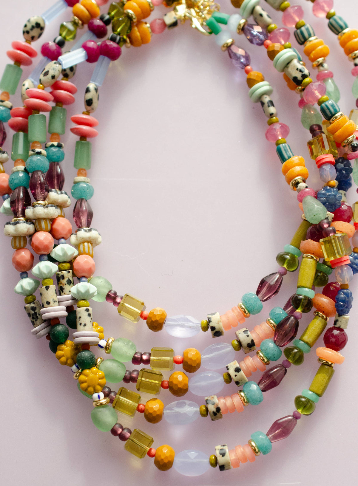 Beaded Colorful Friendship Necklace