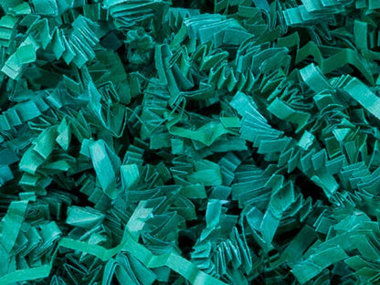 Crinkle Cut Paper Shred Small Packs: 1 Pack / 8 oz Bag / White & Iridescent