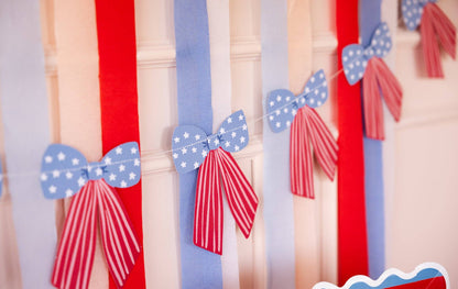 BAM1202 - Stars and Stripes Bow Banner