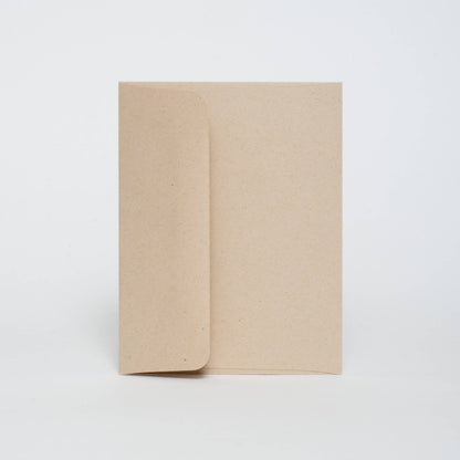 Birthday Cake Wishes Letterpress Greeting Card by Phoebe Wahl: Plastic sleeve