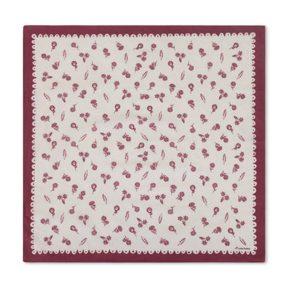 Happiness Bandanas - Deep Purple/Ivory Floral - Dream