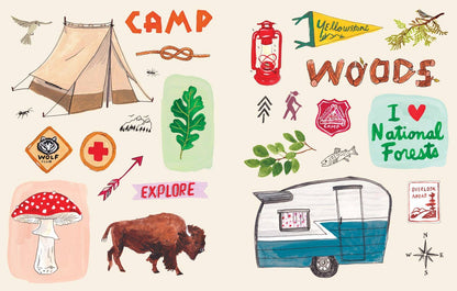 The Eclectic World of Julia Rothman Sticker Book: Hardcover