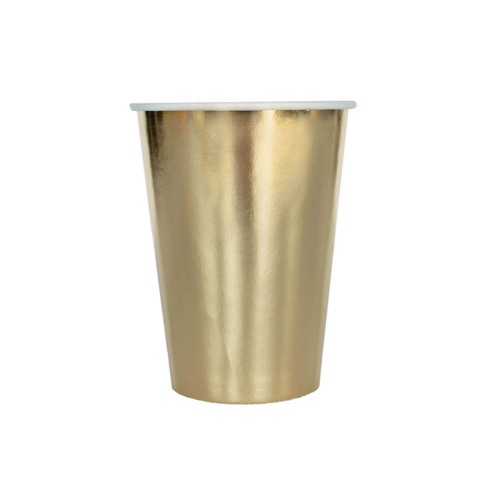 Shades Gild 12 oz Cups 8 Pk. - Gold