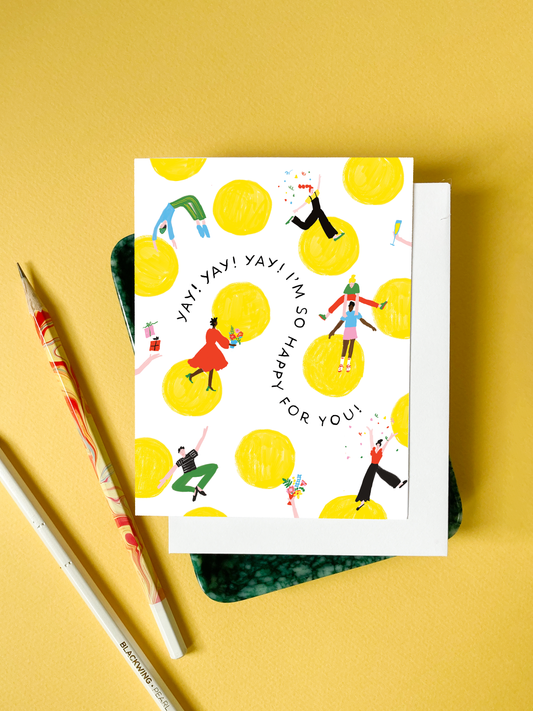 Polka Dot Dance – Congratulations Card | Celebration Card