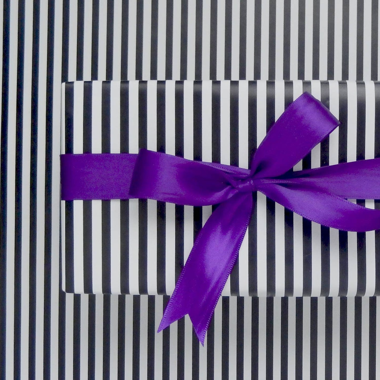 Black White Stripe - Gift Wrap Rolls