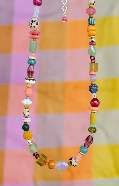 Beaded Colorful Friendship Necklace