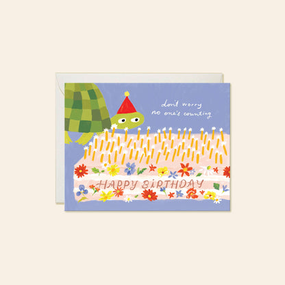 Turtle Birthday – Funny Animal Birthday Card