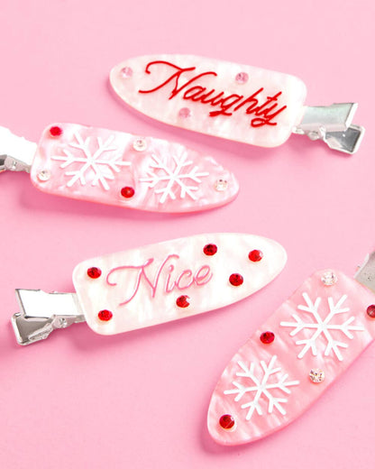 Christmas Hair Clips | holiday gifts, stocking stuffers