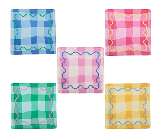 Colowave Gingham Dinner Plate (10 ct)