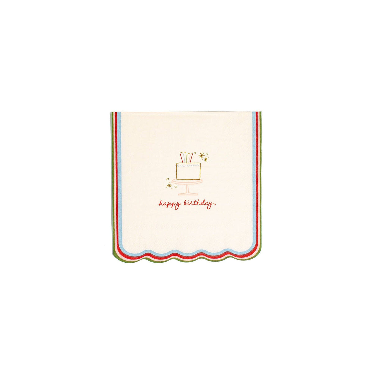 Happy Birthday Icon Cocktail Napkins