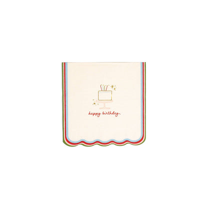 Happy Birthday Icon Cocktail Napkins