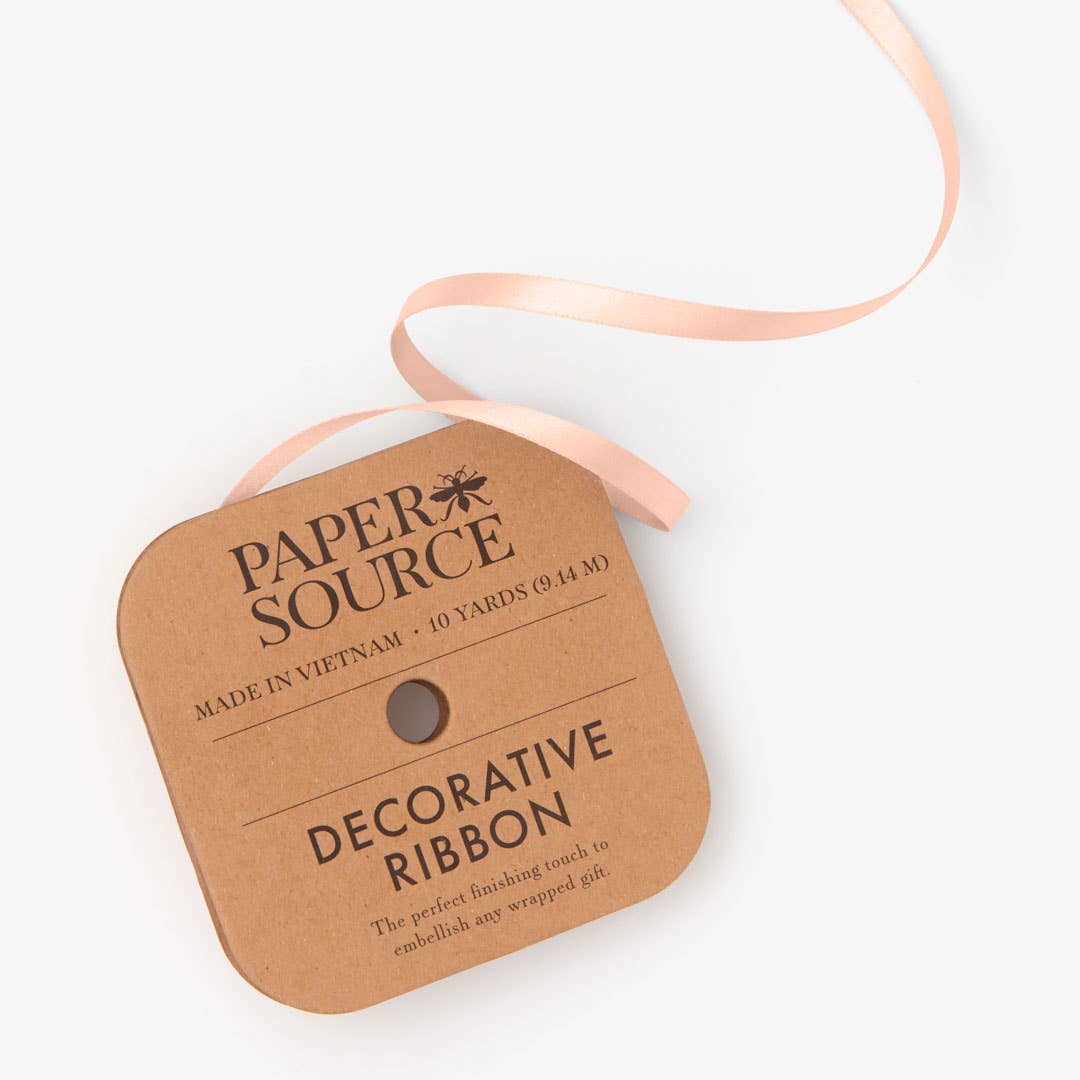 Satin Ribbon 1/4" Width - Blush