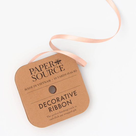 Satin Ribbon 1/4" Width - Blush