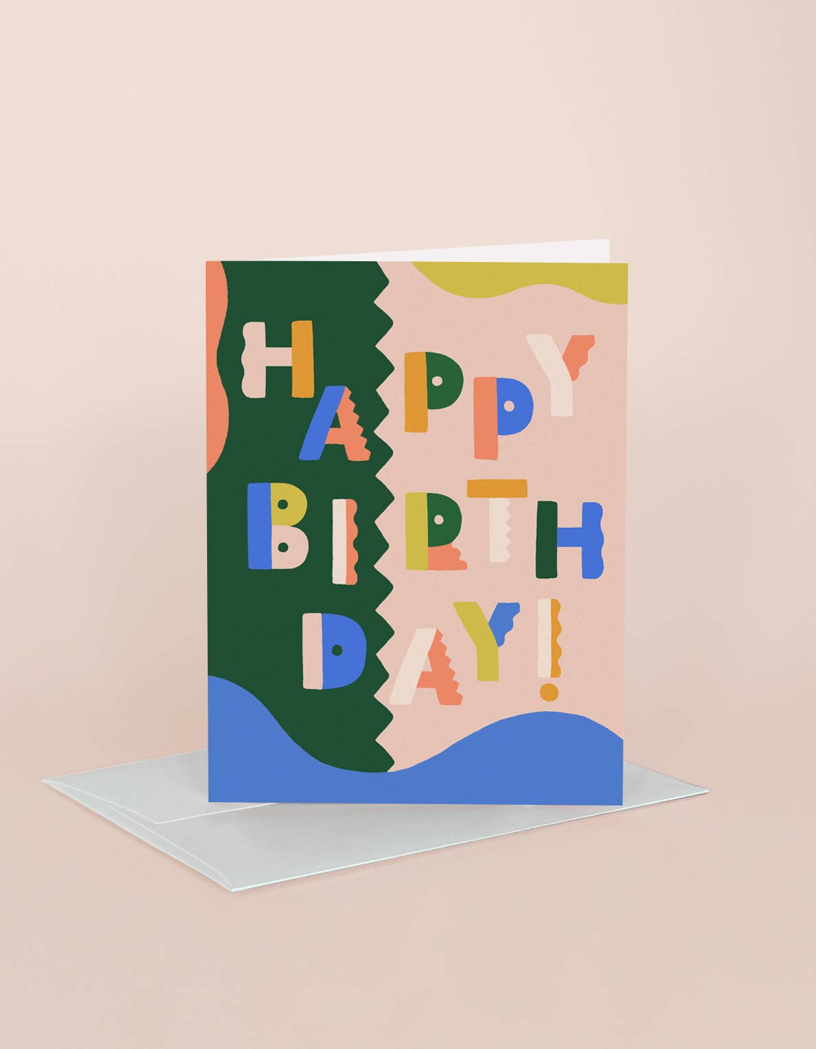 Birthday Colorblock Greeting Card