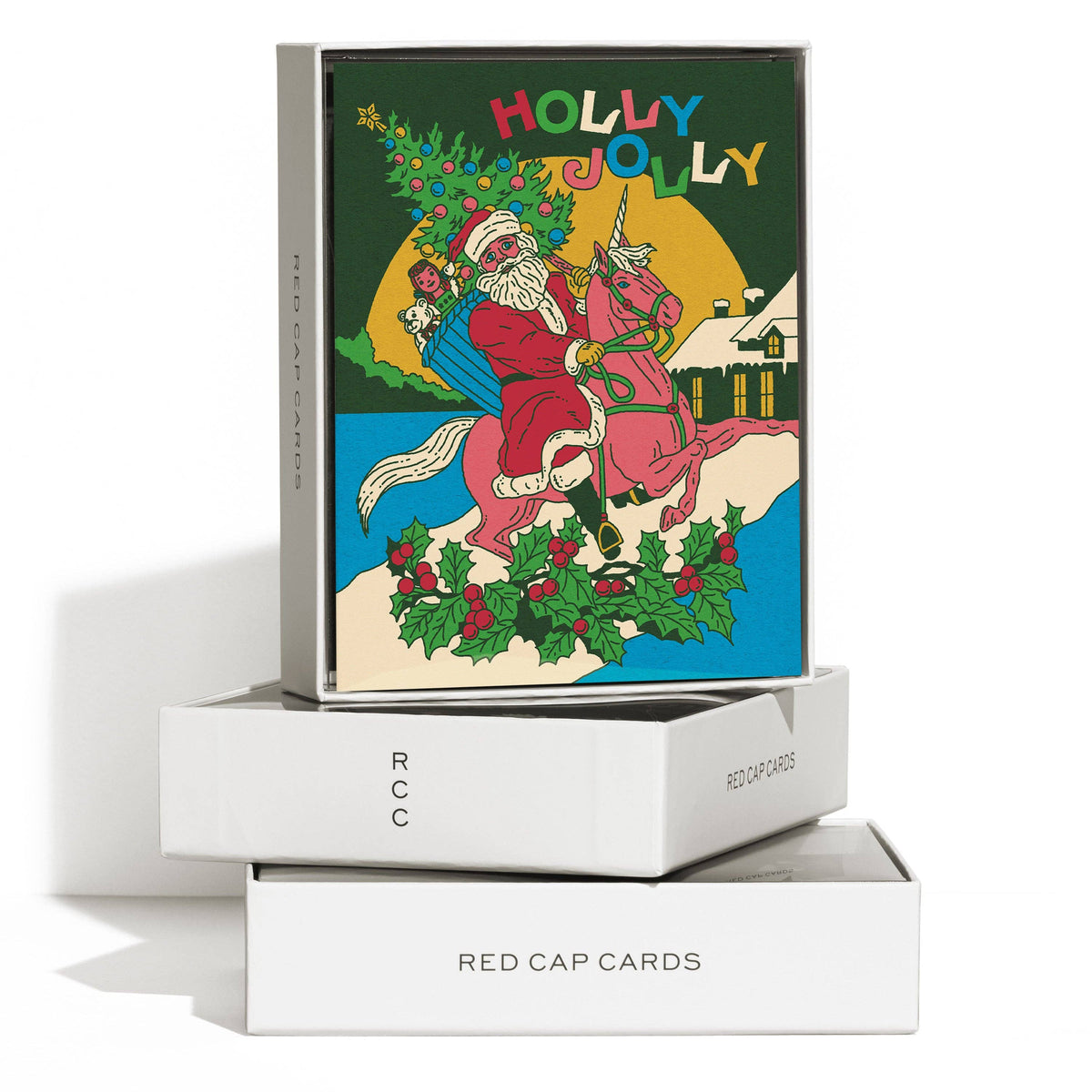 Santa's Magic greeting card: Single