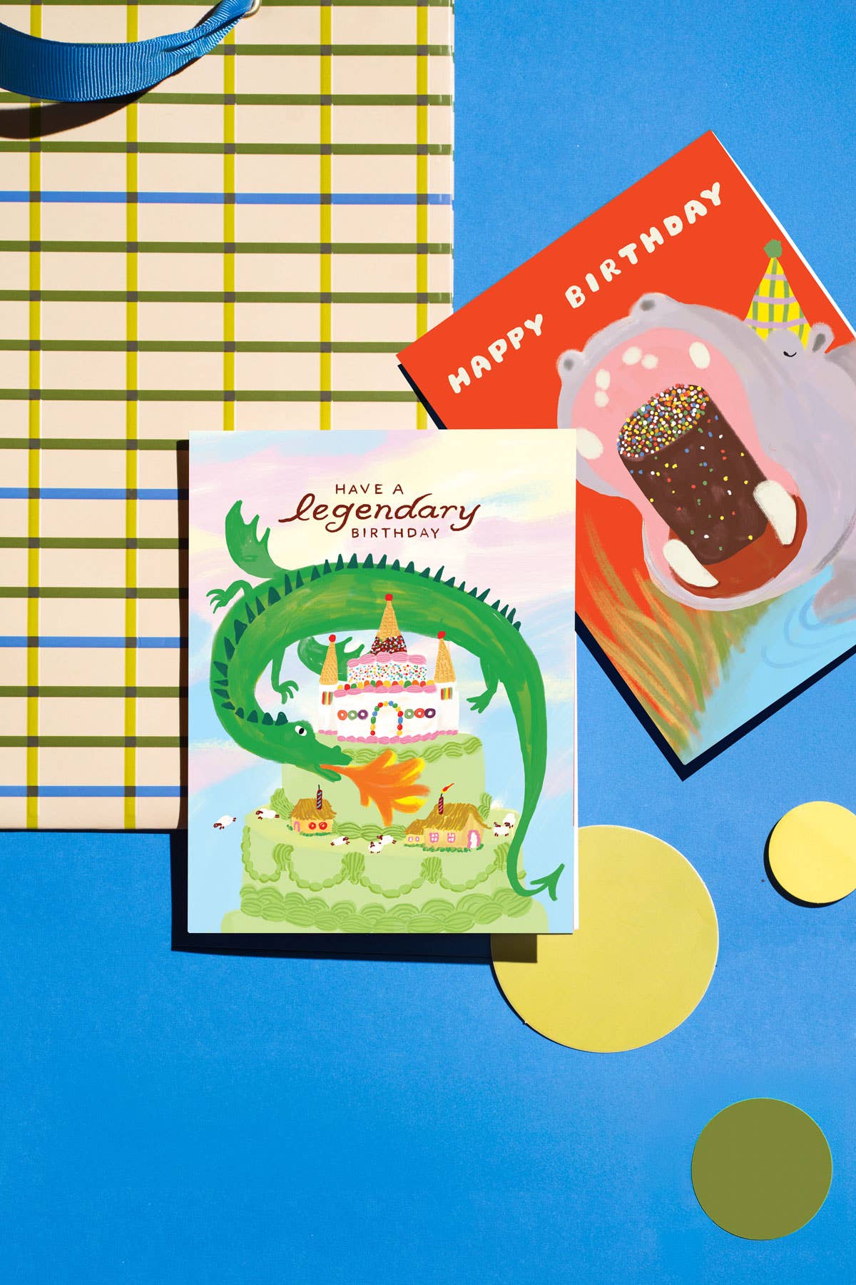 Legendary Dragon Birthday – Greeting Card